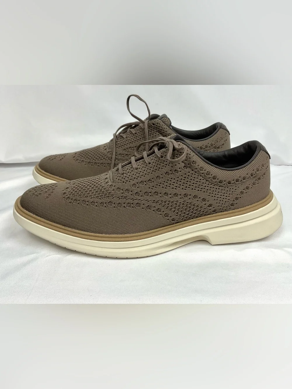 Cole Haan Men's  Oxford Shoes Grand Evolution Stitchlite Brown Wing Tip Sz 8.5